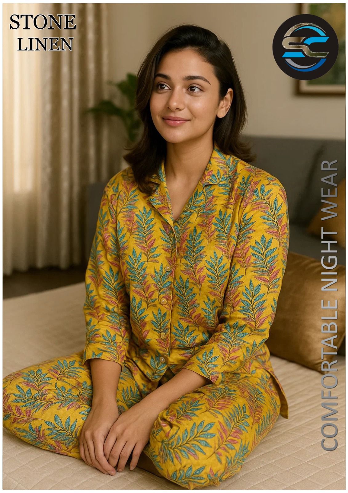 Premium Stone Linen | Summer Trouser Shirt Set