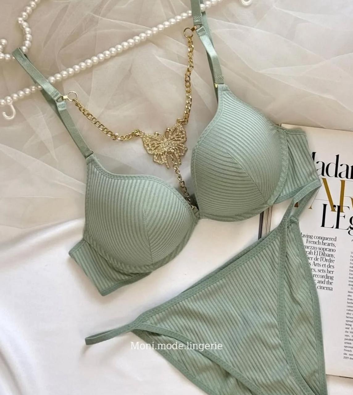 FrontFlirt Padded Sexy Bra Set