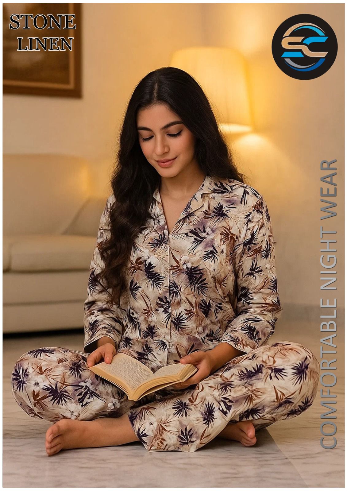 Premium Stone Linen | Summer Trouser Shirt Set